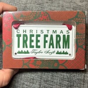 Taylor Swift Christmas Tree Farm Sign ornament NWT and ready to ship.